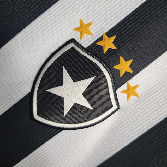 Camisa Botafogo l Retrô 99/00 Torcedor Masculina - Preta e Branca - Manto Club