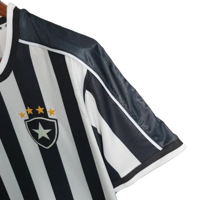 Camisa Botafogo l Retrô 99/00 Torcedor Masculina - Preta e Branca - Manto Club