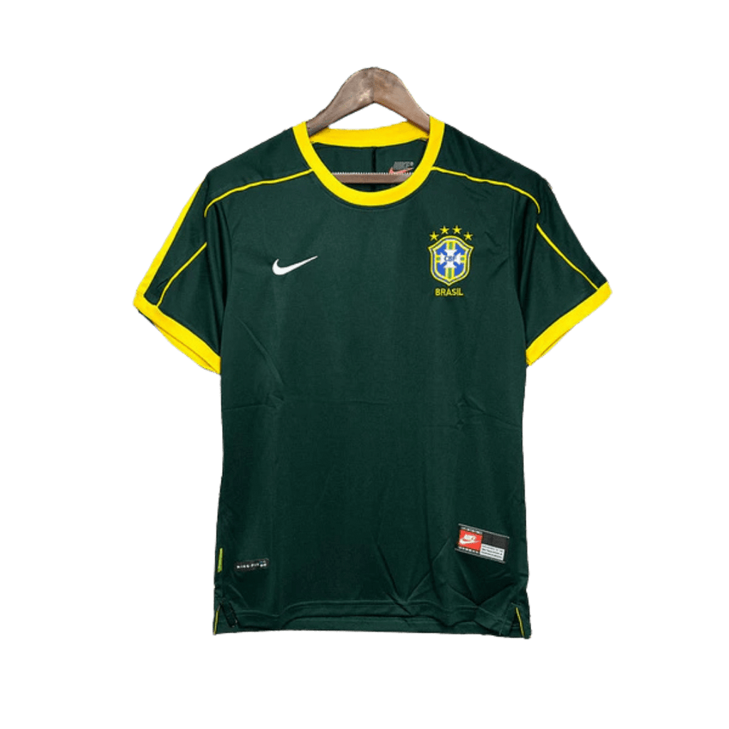 Camisa Brasil Goleiro Retro 1997/98 Verde - Manto Club