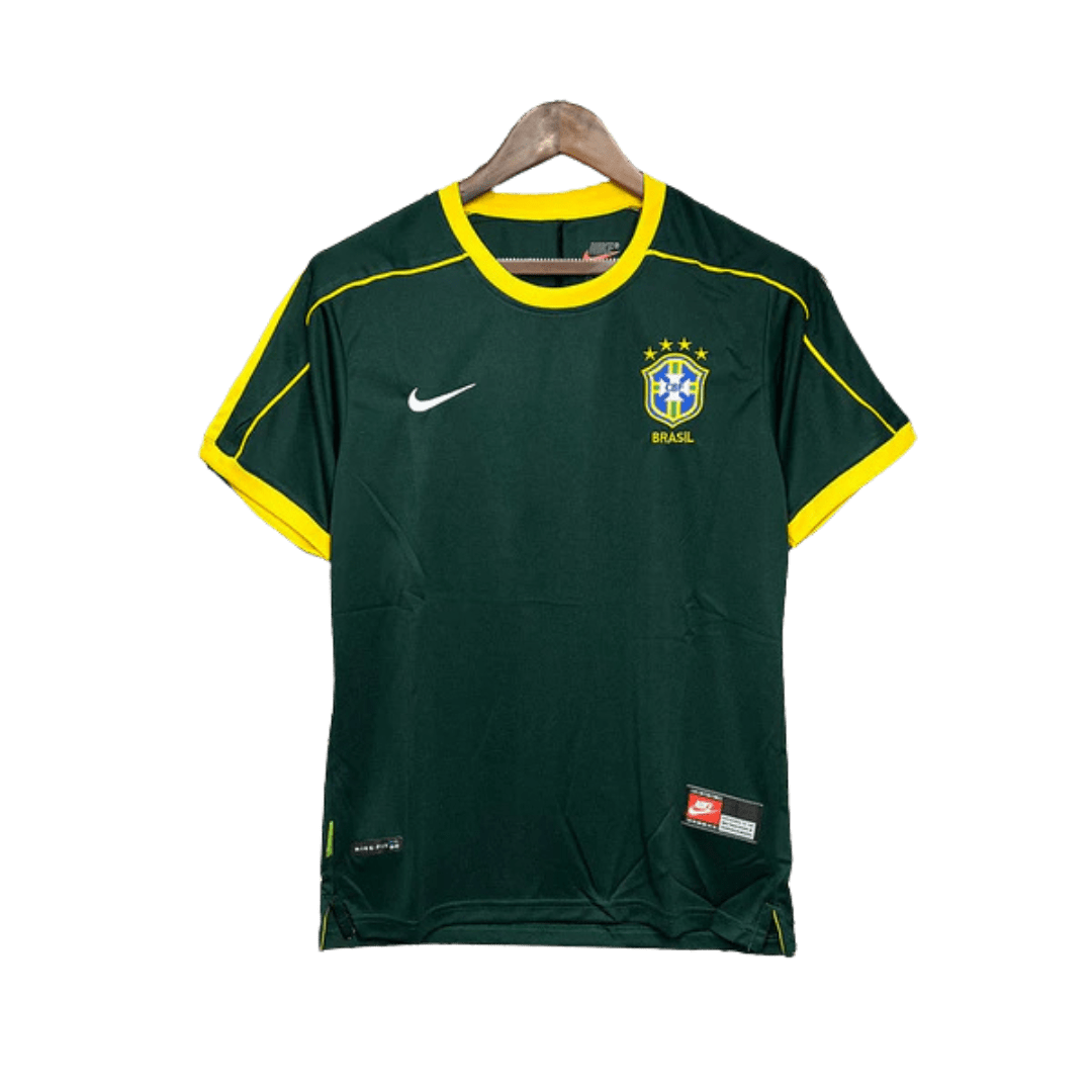 Camisa Brasil Goleiro Retro 1997/98 Verde - Manto Club