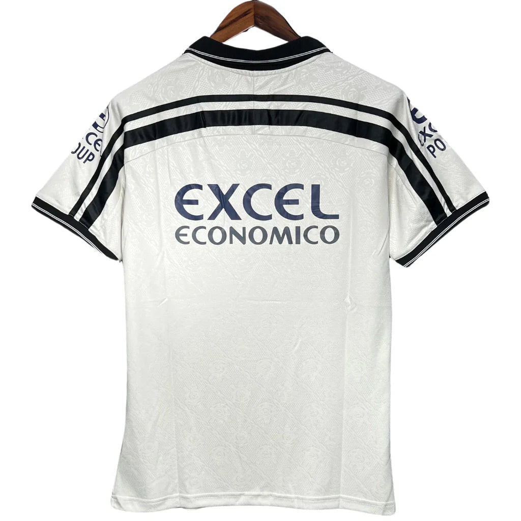 Camisa Corinthians Retrô 1998 Home Penalty Masculina - Preta e Branca - Manto Club