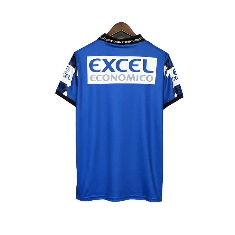 Camisa Corinthians Retrô 1998 Third Penalty Masculina - Preta e Azul - Manto Club