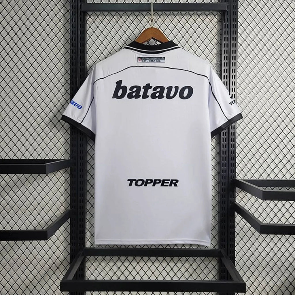 Camisa Corinthians Retrô 1999 Away Topper Masculina - Branco - Manto Club