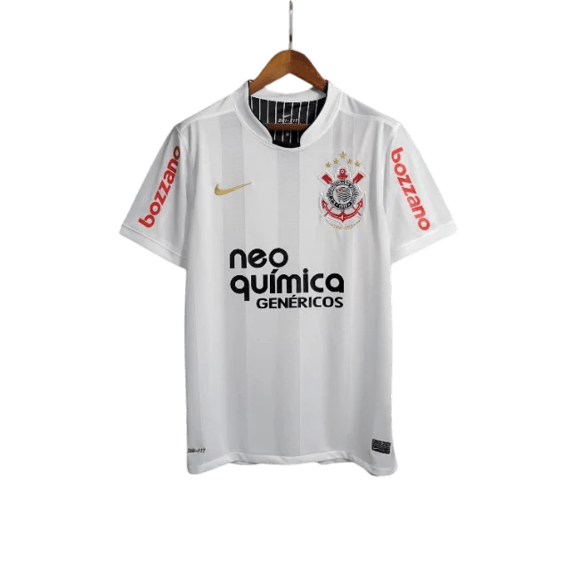 Camisa Corinthians Retrô 2012 Away NIke Masculina - Branco - Manto Club