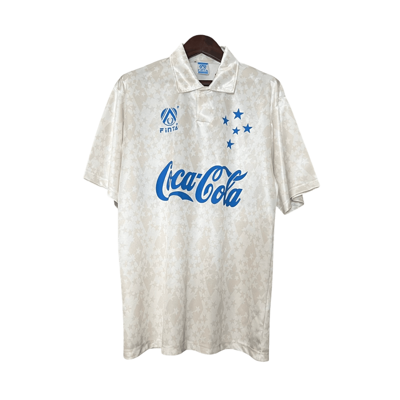 Camisa Cruzeiro Away Retrô 1993/94 branca - Finta - Manto Club