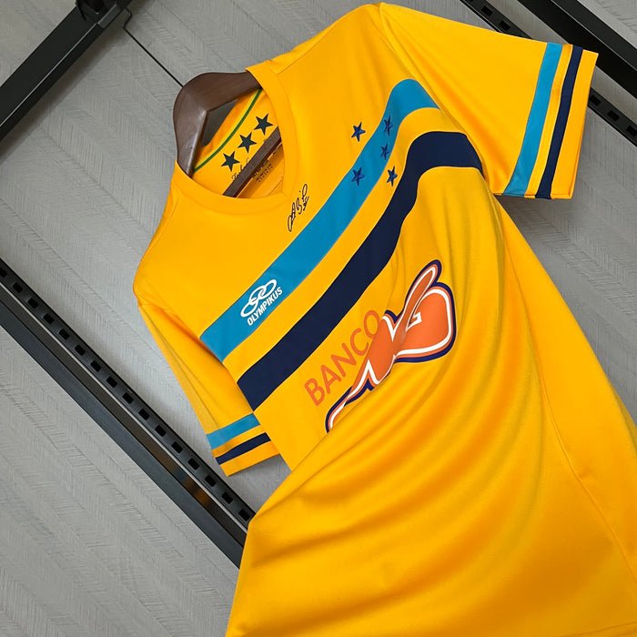 Camisa Cruzeiro Goleiro Retrô 2014/15 Amarela - Olympikus - Manto Club