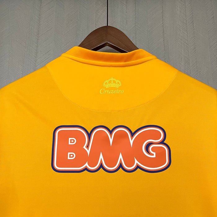 Camisa Cruzeiro Goleiro Retrô 2014/15 Amarela - Olympikus - Manto Club