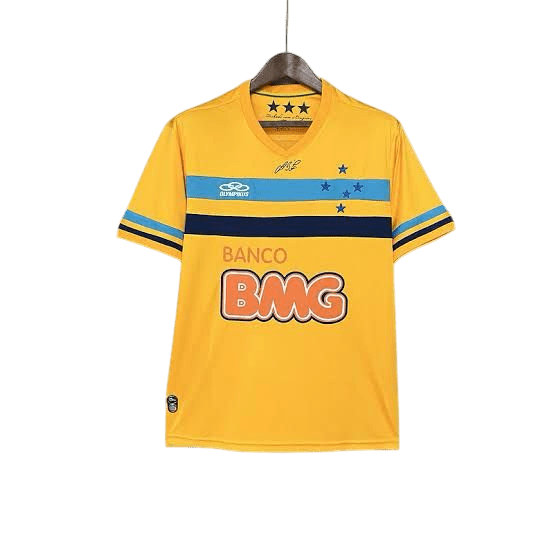 Camisa Cruzeiro Goleiro Retrô 2014/15 Amarela - Olympikus - Manto Club