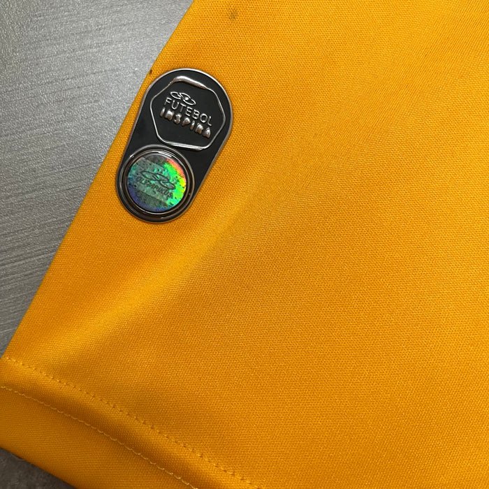 Camisa Cruzeiro Goleiro Retrô 2014/15 Amarela - Olympikus - Manto Club