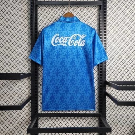 Camisa Cruzeiro Home Retrô 1993/94 Azul - Finta - Manto Club