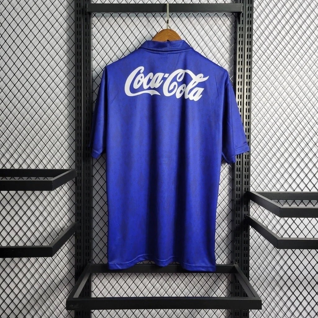 Camisa Cruzeiro Retrô 1993/94 Azul Escuro - Finta - Manto Club