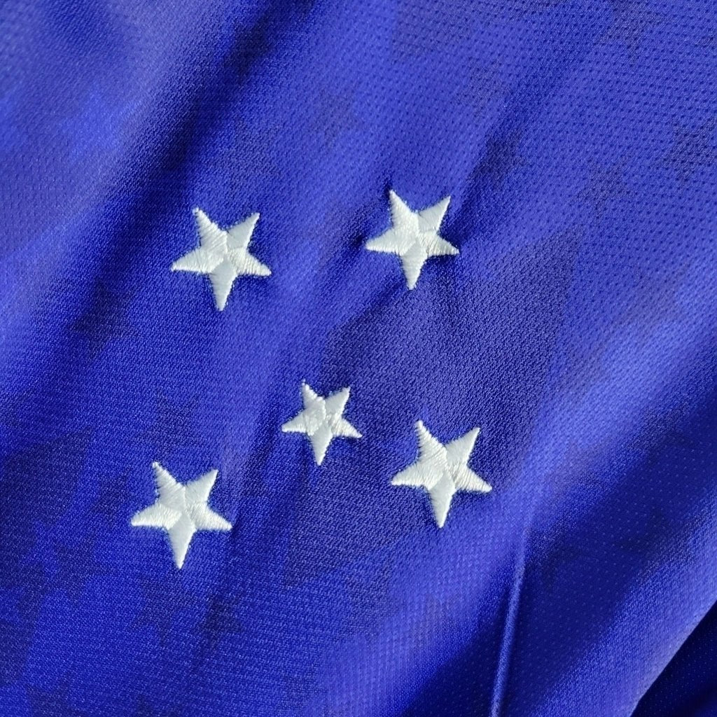 Camisa Cruzeiro Retrô 1993/94 Azul Escuro - Finta - Manto Club