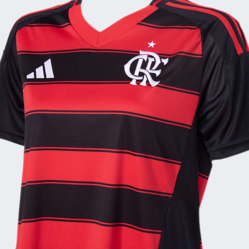 Camisa Feminina Adidas Flamengo 2025/26 I - Manto Club