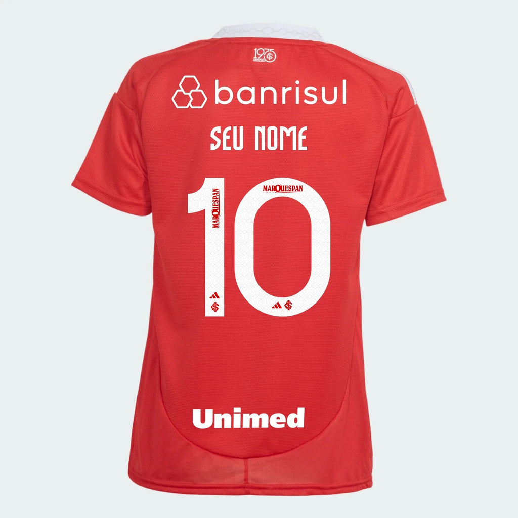 Camisa Feminina adidas Internacional 2025/26 I Com Patrocínios - Manto Club