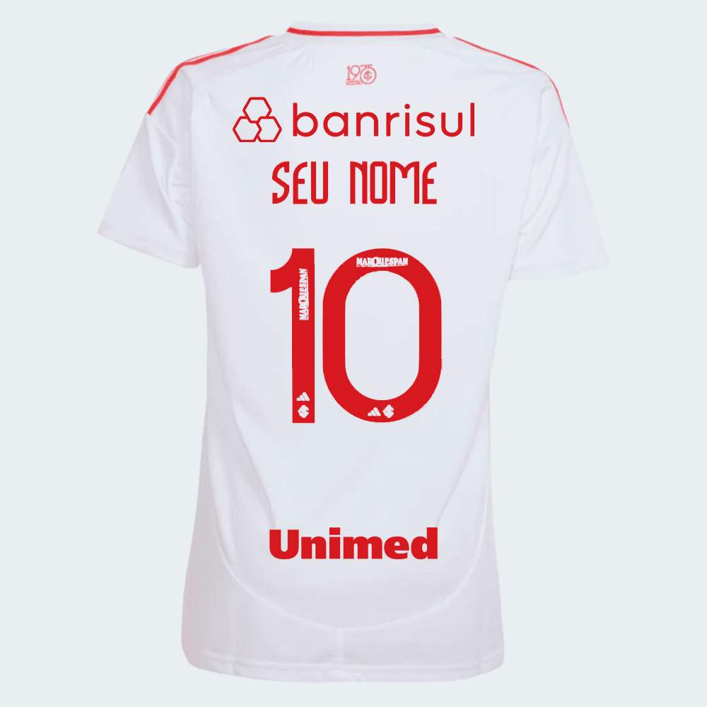 Camisa Feminina adidas Internacional 2025/26 II Com Patrocínios - Manto Club