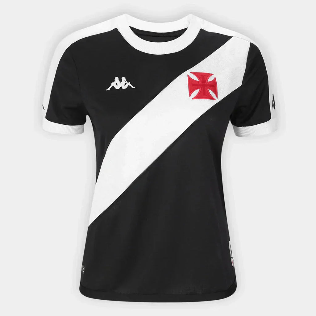 Camisa Feminina Kappa Vasco da Gama 2024/25 I - Manto Club