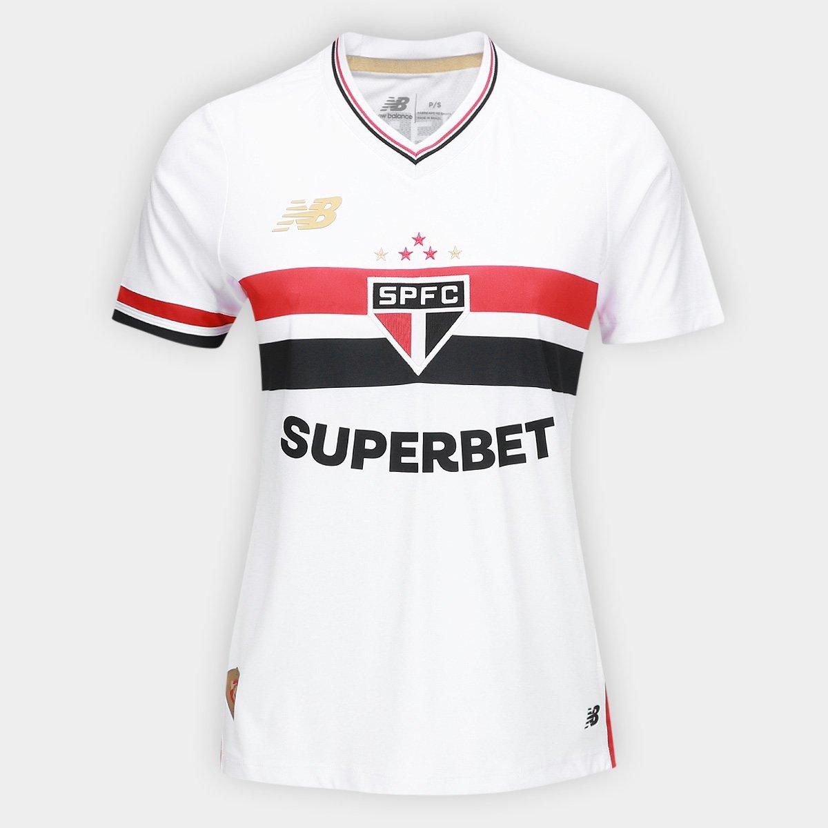 Camisa Feminina New Balance São Paulo 2025/26 I - Manto Club