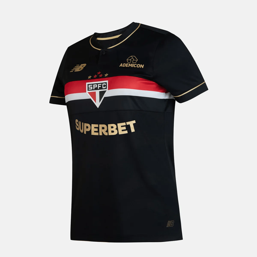 Camisa Feminina New Balance São Paulo 2025/26 III Jogadora - Manto Club