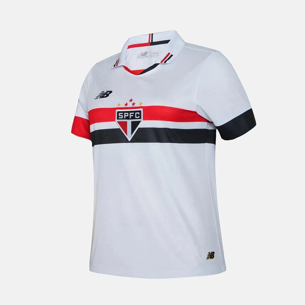 Camisa Feminina New Balance São Paulo FC 2024/25 I - Manto Club