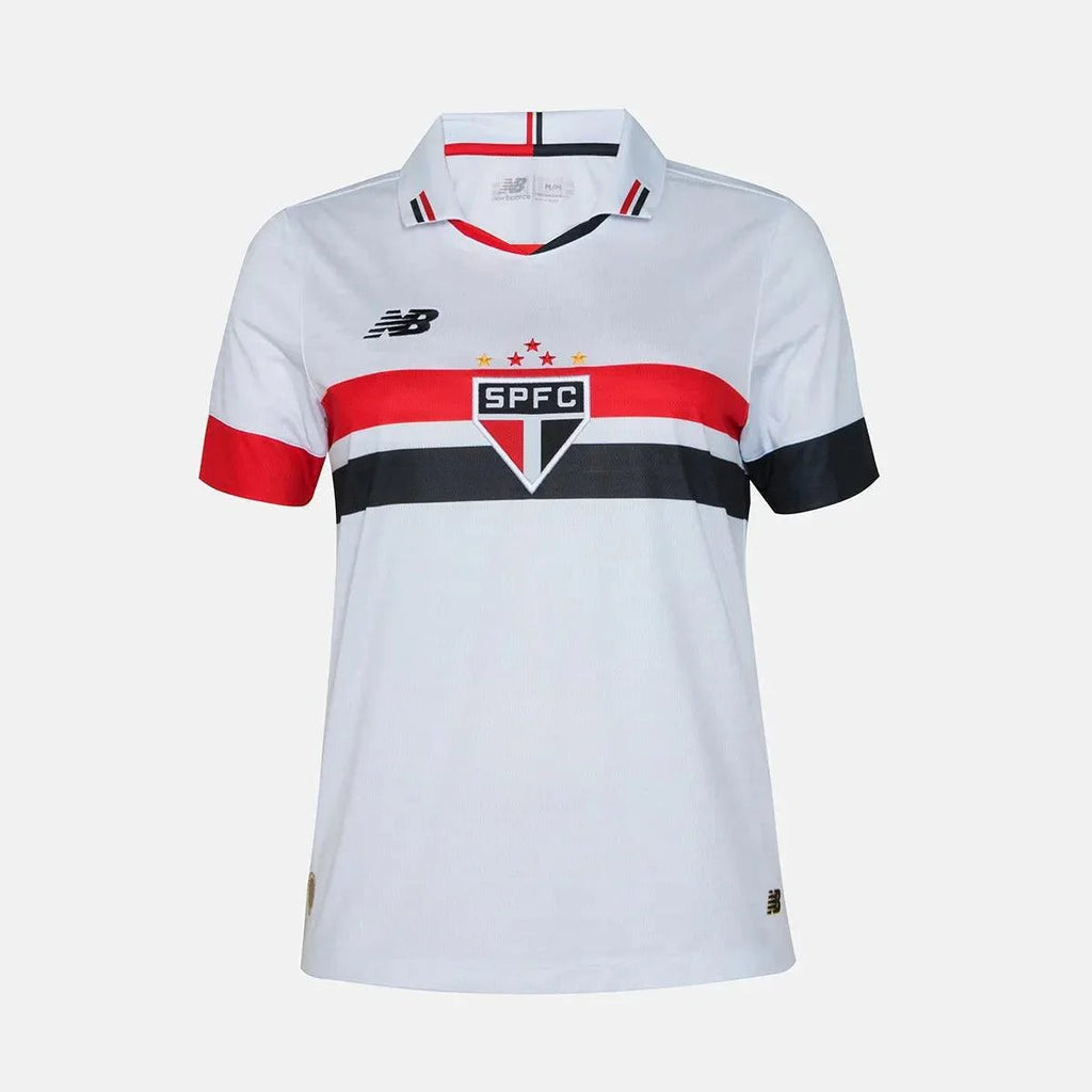 Camisa Feminina New Balance São Paulo FC 2024/25 I - Manto Club