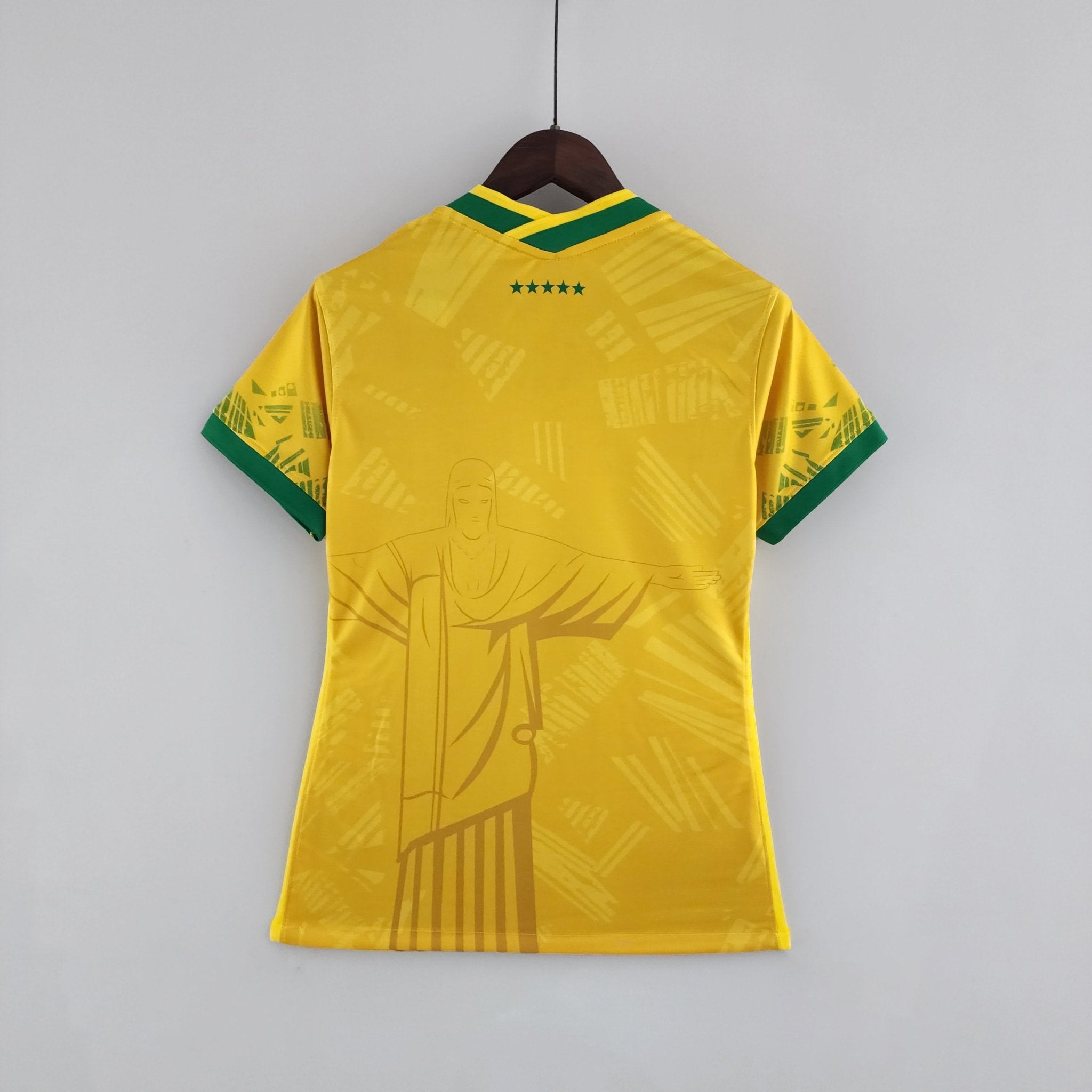 Camisa Feminina Seleção Brasil Nike - Amarela - Conceito Amarela Rio - Manto Club