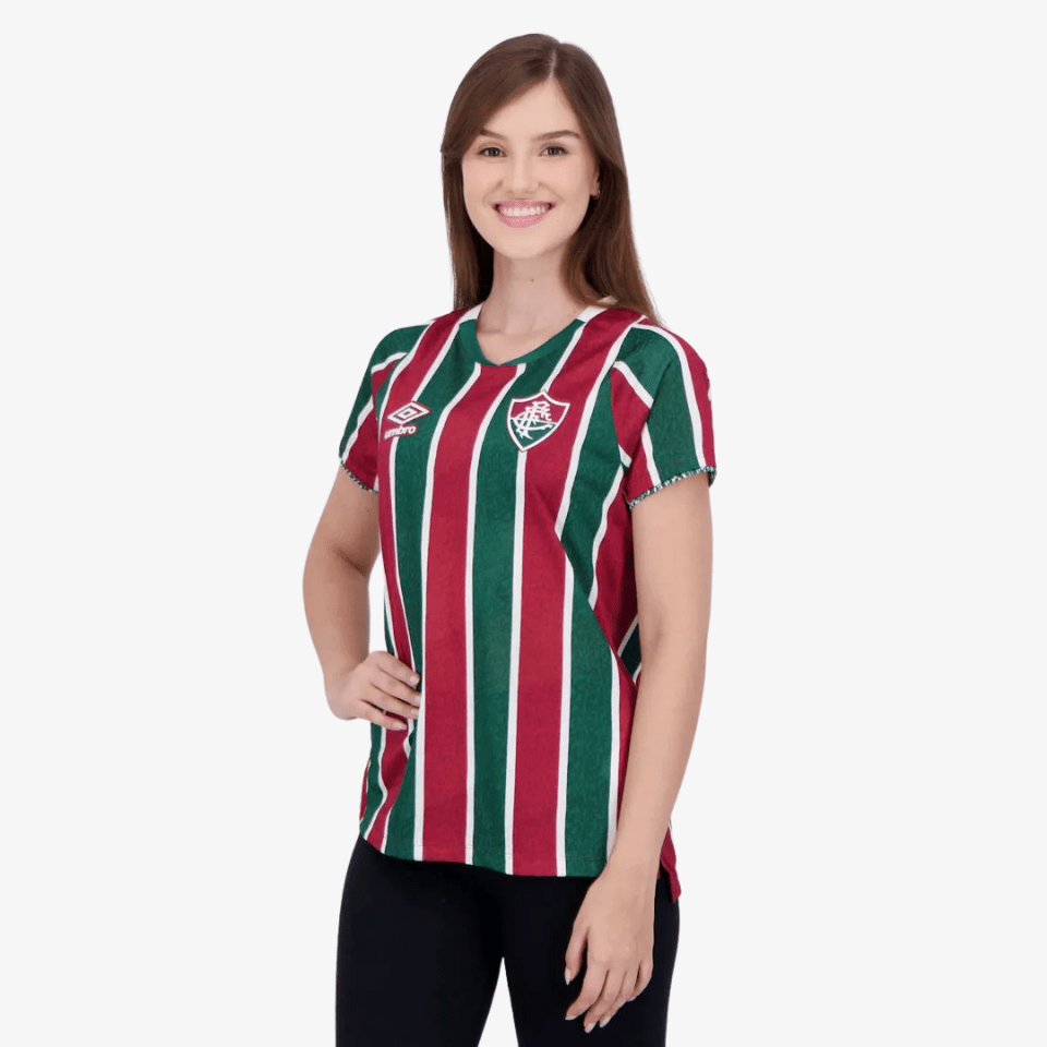 Camisa Feminina Umbro Fluminense 2024/25 I - Manto Club