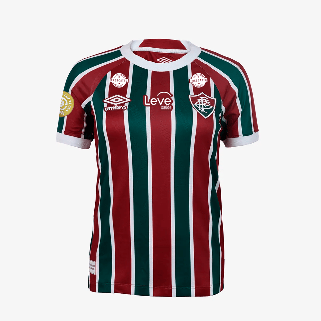 Camisa Feminina Umbro Fluminense 2025/26 I Com Patrocinios - Manto Club