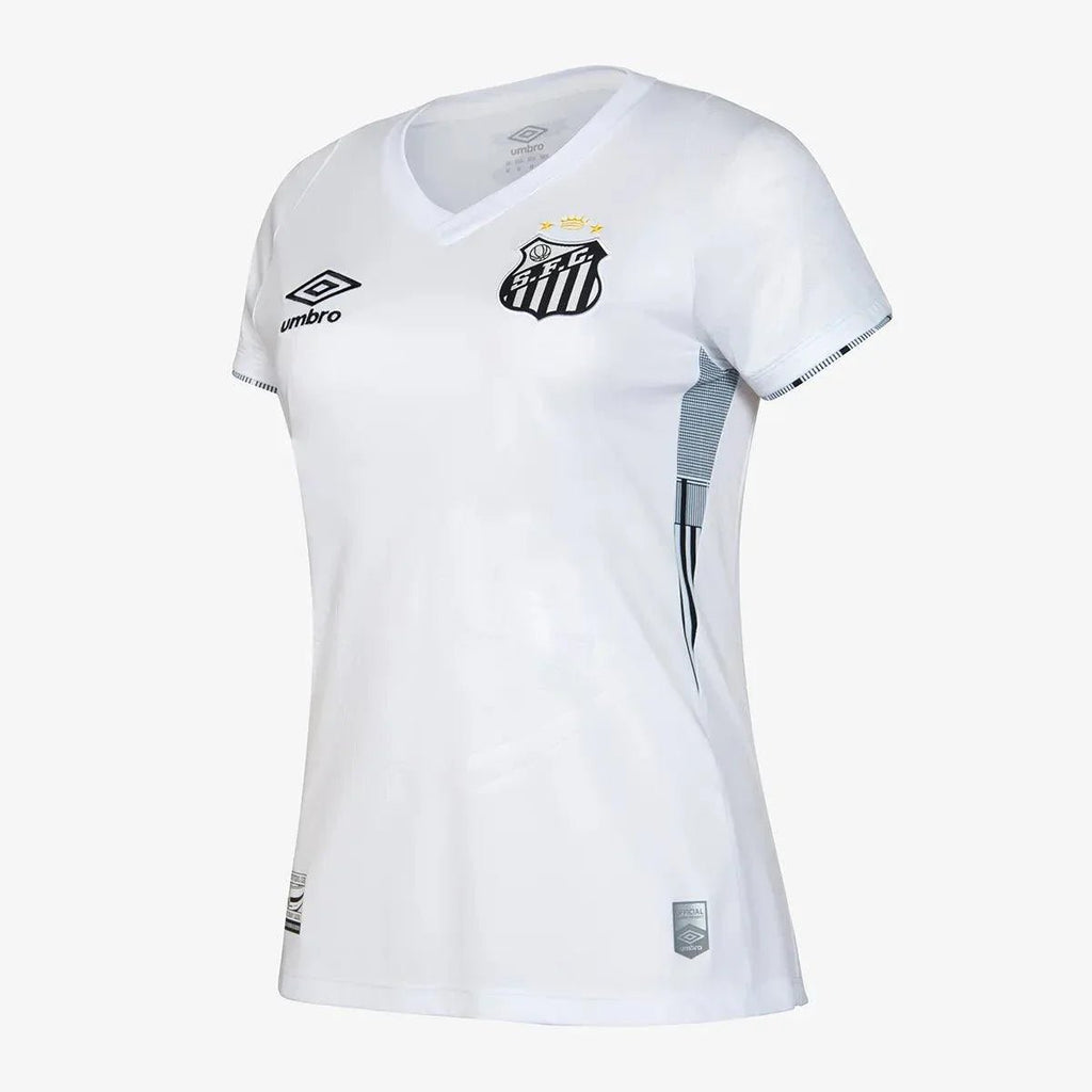 Camisa Feminina Umbro Santos 2024/25 I Torcedor - Manto Club