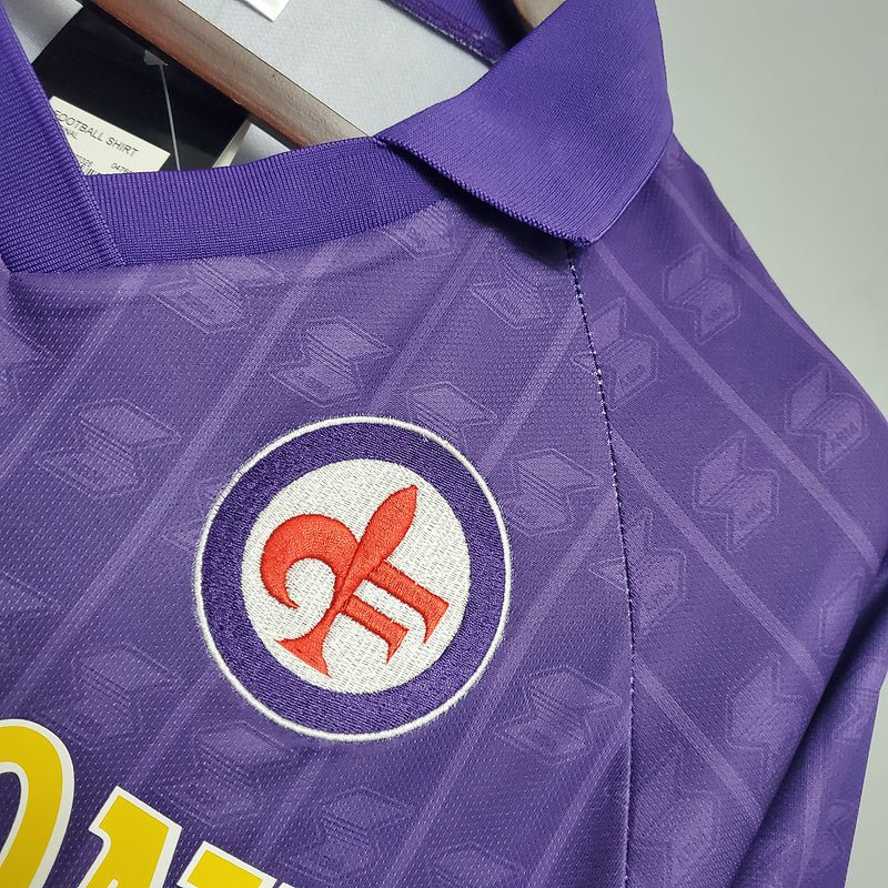 Camisa Fiorentina Retrô 1989/1990 Roxa - ABM - Manto Club