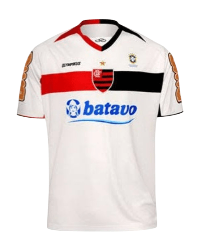 Camisa Flamengo Away 10/11 s/n° Torcedor Adidas Masculina - Branca - Manto Club