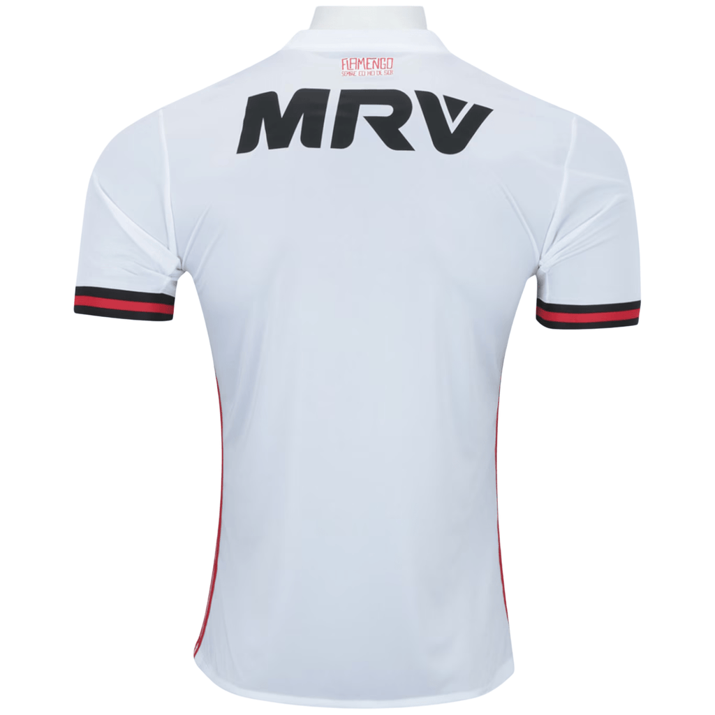 Camisa Flamengo Away 17/18 s/n° Torcedor Adidas Masculina - Branca - Manto Club
