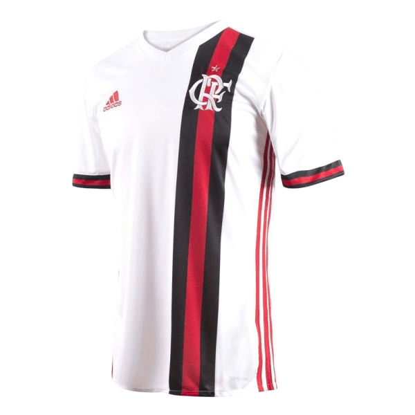 Camisa Flamengo Away 17/18 s/n° Torcedor Adidas Masculina - Branca - Manto Club