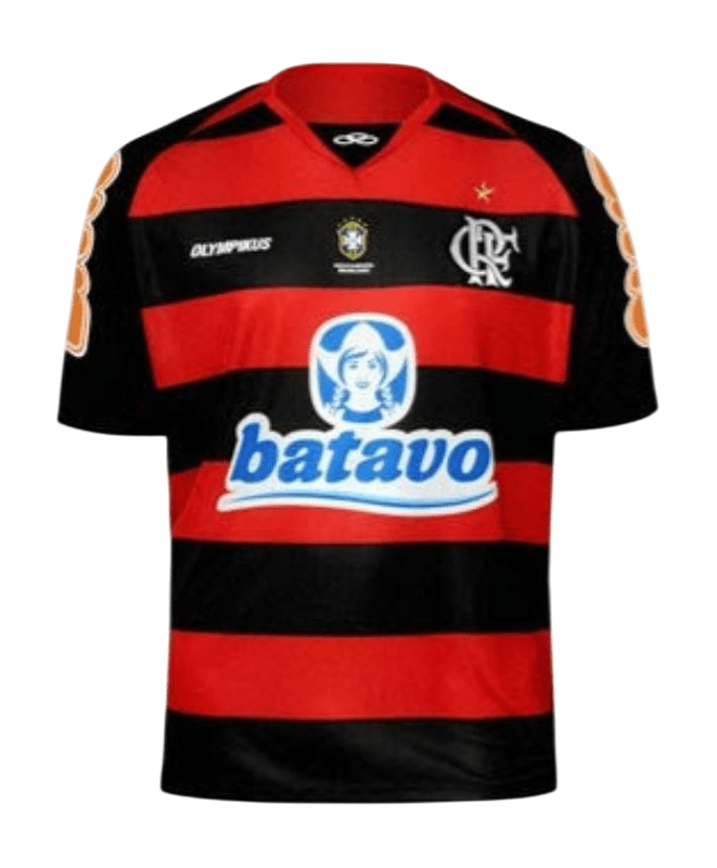 Camisa Flamengo Home 10/11 s/n° Torcedor Adidas Masculina - Vermelha e Preta - Manto Club