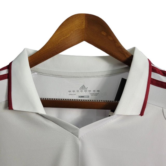 Camisa Fluminense Retrô II 11/12 Torcedor Masculina - Branca com detalhes em vinho - Manto Club