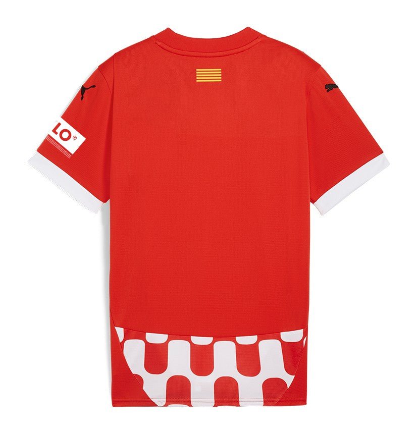 Camisa Girona Home 24/25 s/n° Torcedor Masculino - Vermelho e Branco - Manto Club