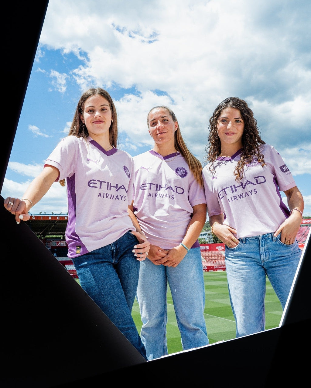 Camisa Girona Third 24/25 s/n° Torcedor Masculino - Rosa e Lilás - Manto Club