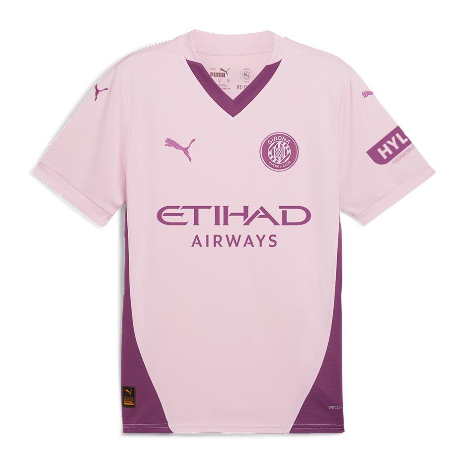 Camisa Girona Third 24/25 s/n° Torcedor Masculino - Rosa e Lilás - Manto Club