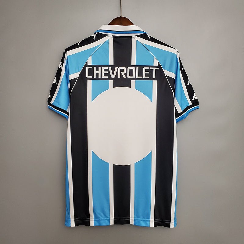 Camisa Grêmio Retrô 2000 Azul e Preta - Kappa - Manto Club