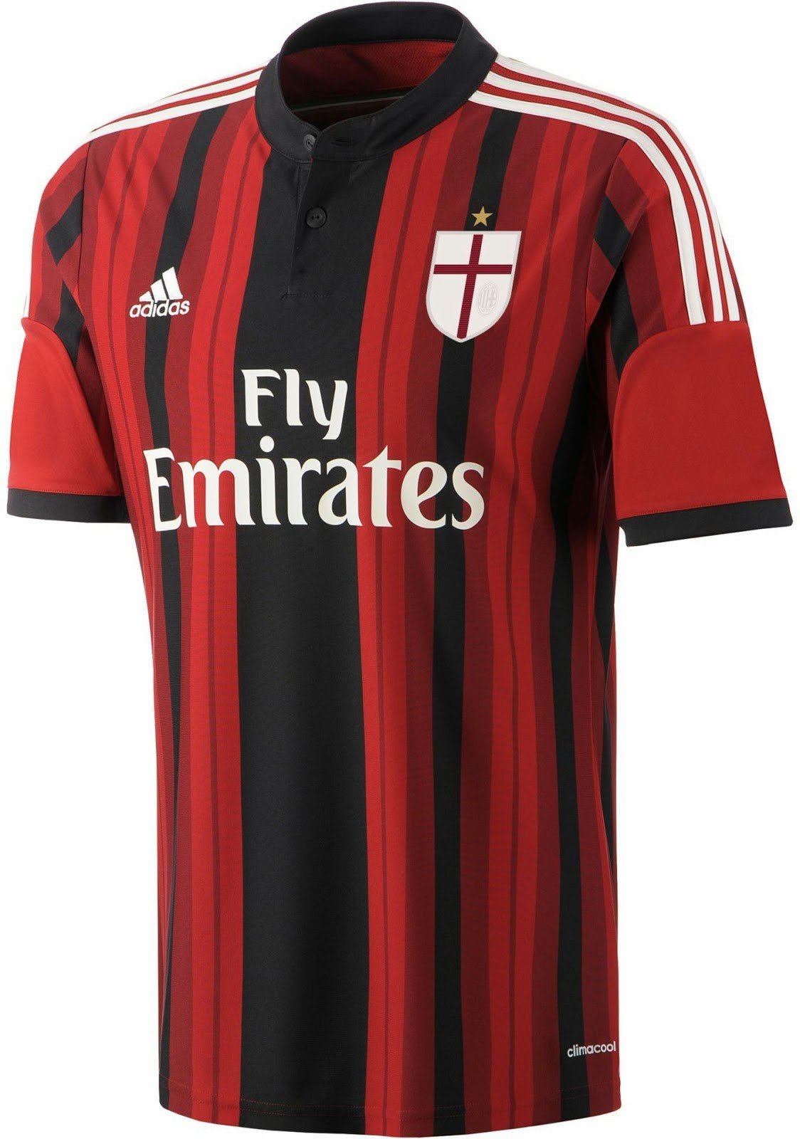 Camisa I Adidas Milan 2014/15 - Retrô - Manto Club