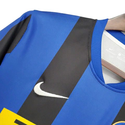 Camisa Inter de Milão Retrô 2008/2009 Azul e Preta - Nike - Manto Club