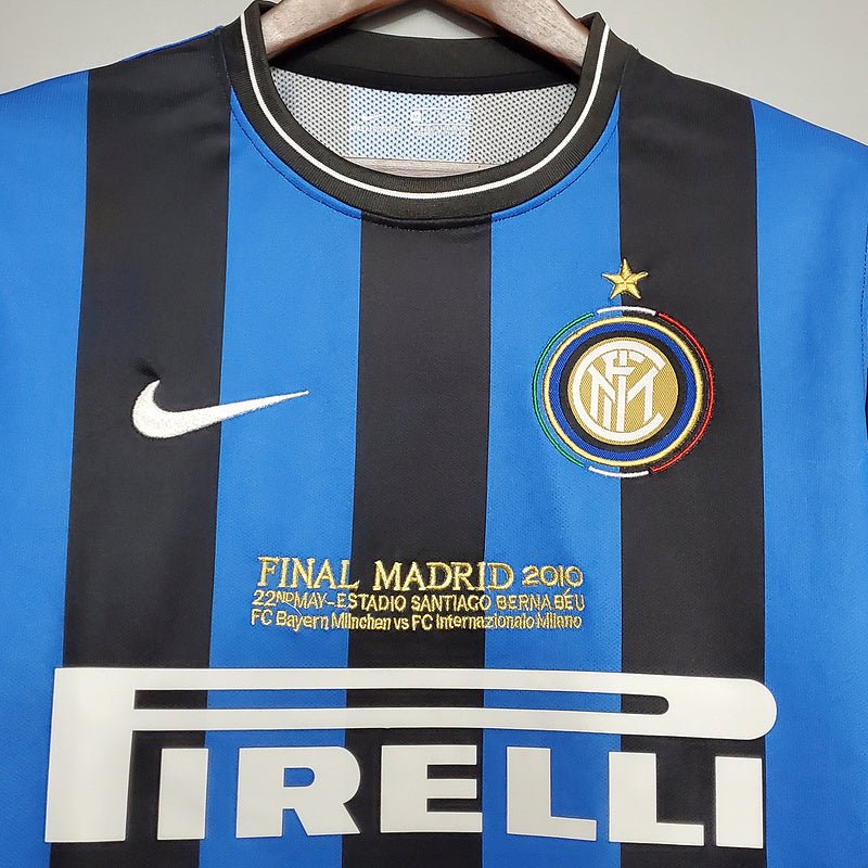 Camisa Inter de Milão Retrô 2010 Azul e Preta - Nike - Manto Club