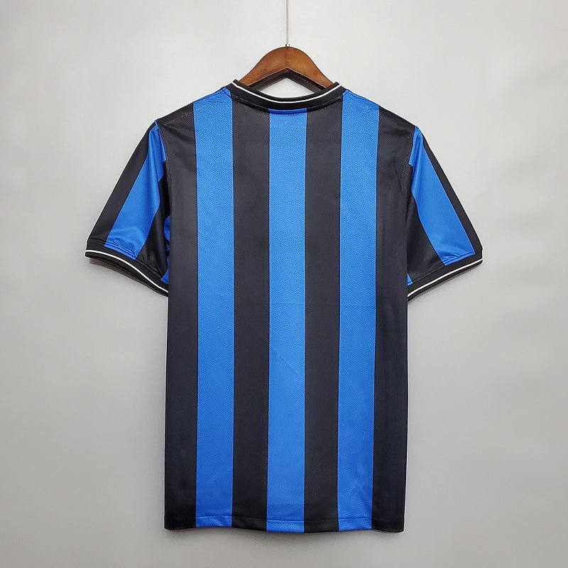 Camisa Inter de Milão Retrô 2010 Azul e Preta - Nike - Manto Club