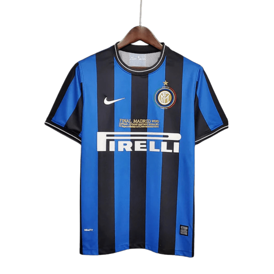 Camisa Inter de Milão Retrô 2010 Azul e Preta - Nike - Manto Club