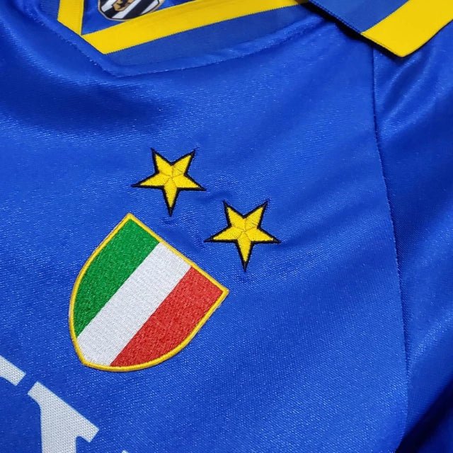 Camisa Juventus Retrô 1995/1997 Azul e Amarela - Kappa - Manto Club