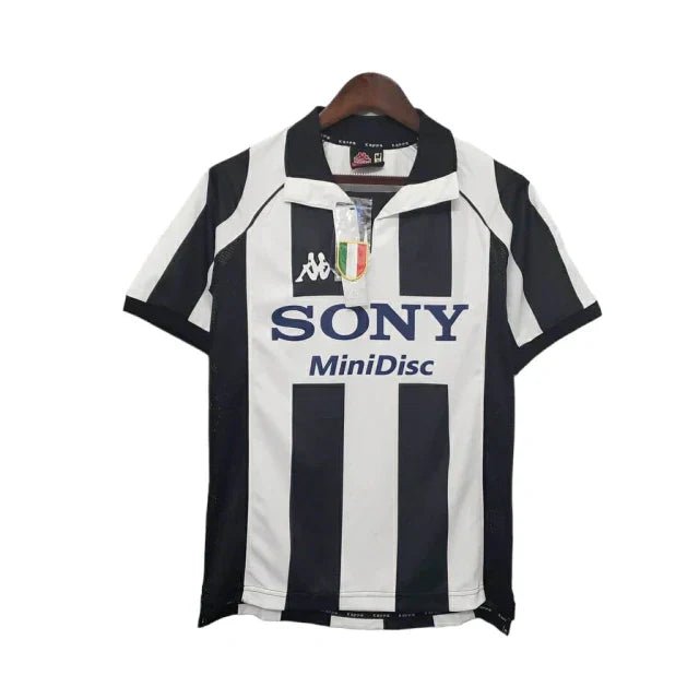 Camisa Juventus Retrô 1997/1998 Preta e Branca - Kappa - Manto Club