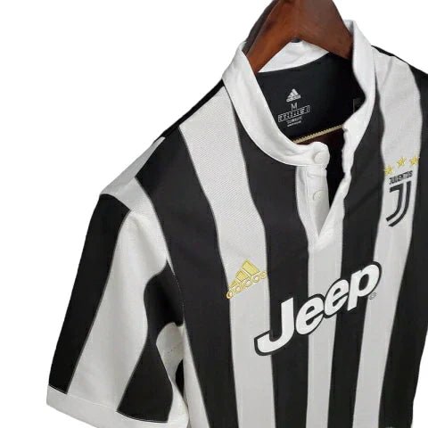 Camisa Juventus Retrô 2017/2018 Preta e Branca - Adidas - Manto Club