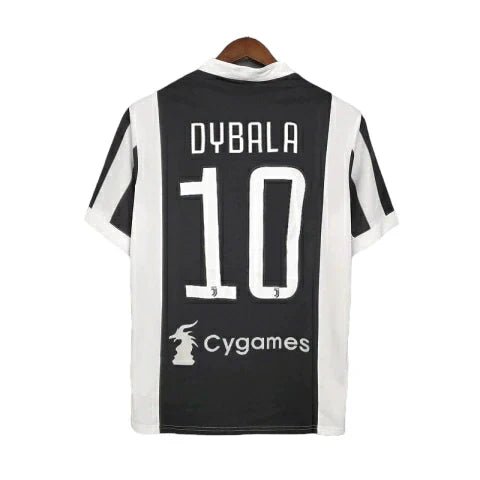 Camisa Juventus Retrô 2017/2018 Preta e Branca - Adidas - Manto Club