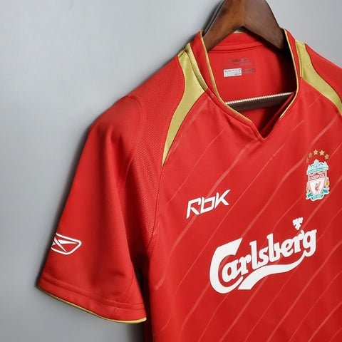 Camisa Liverpool Retrô 05/06 - Reebok - Vermelha - Manto Club