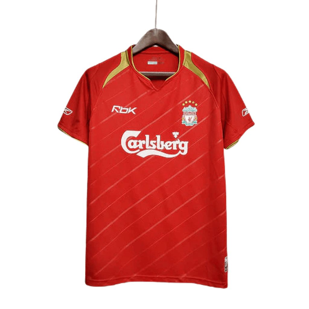 Camisa Liverpool Retrô 05/06 - Reebok - Vermelha - Manto Club