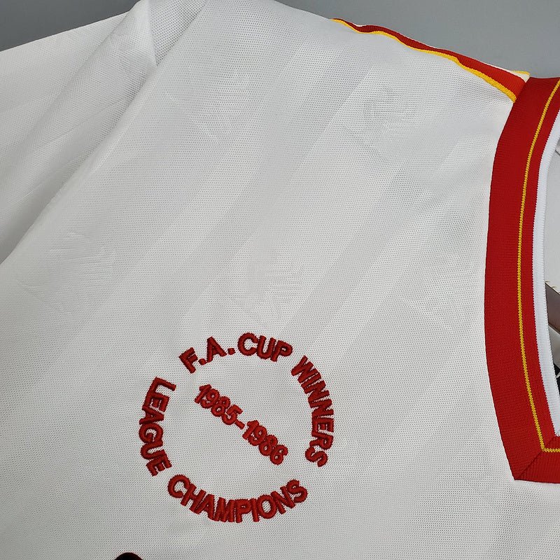 Camisa Liverpool Retrô 1985/1986 Branca - Manto Club
